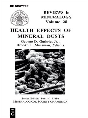 cover image of Health Effects of Mineral Dusts